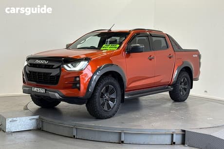 Orange 2020 Isuzu D-MAX Crew Cab Utility X-Terrain (4X4)