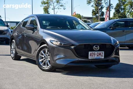 Grey 2026 Mazda Mazda3 Hatchback G20 Pure