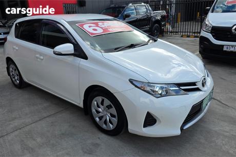 White 2012 Toyota Corolla Hatchback Ascent