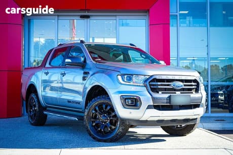 Silver 2021 Ford Ranger Double Cab Pick Up Wildtrak 2.0 (4X4)