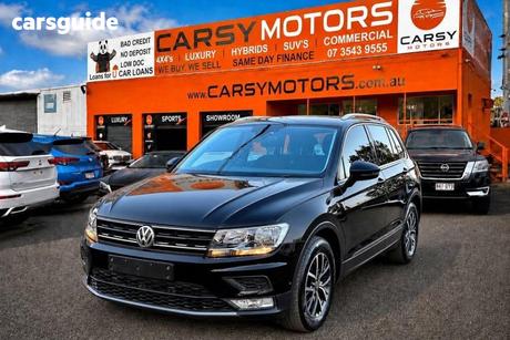 Black 2017 Volkswagen Tiguan Wagon 110 Tsi Comfortline