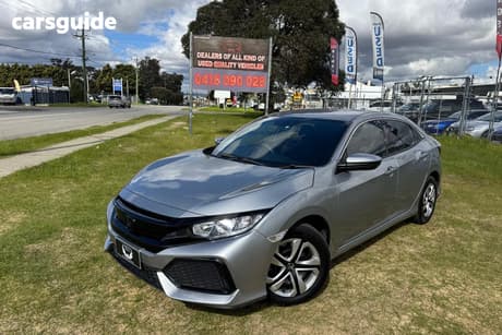 Silver 2017 Honda Civic Hatchback Vti