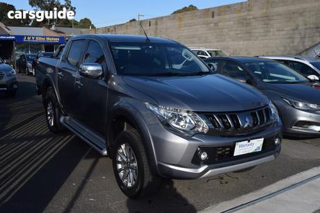 Grey 2018 Mitsubishi Triton Dual Cab Utility Gls (4X4)