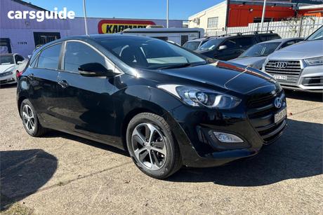 Black 2015 Hyundai I30 Hatchback Active X