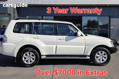 White 2021 Mitsubishi Pajero Wagon Glx5 (4X4) 5 Seat