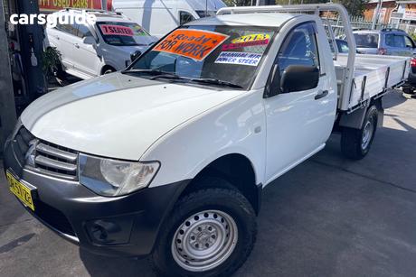 White 2013 Mitsubishi Triton Cab Chassis Gl