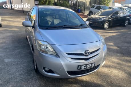 Silver 2007 Toyota Yaris Sedan Yrx