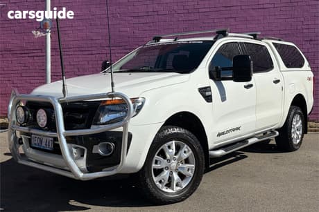 White 2014 Ford Ranger Crew Cab Utility Wildtrak 3.2 (4X4)