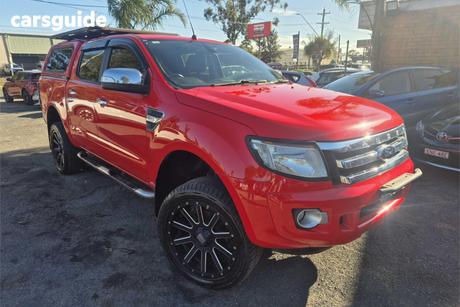 Red 2015 Ford Ranger Dual Cab Utility Xlt 3.2 (4X4)
