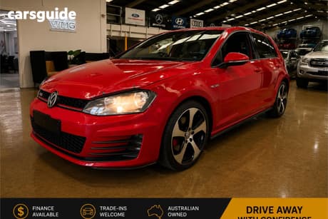 Red 2013 Volkswagen Golf Hatchback Gti