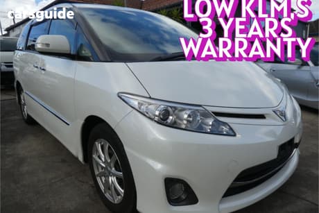 White 2011 Toyota Estima OtherCar AERAS 2.4 LITRE 25 ANNIVERSARY 4WDR