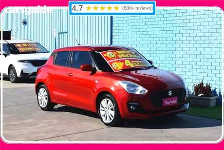 Red 2017 Suzuki Swift Hatchback Gl Navigator