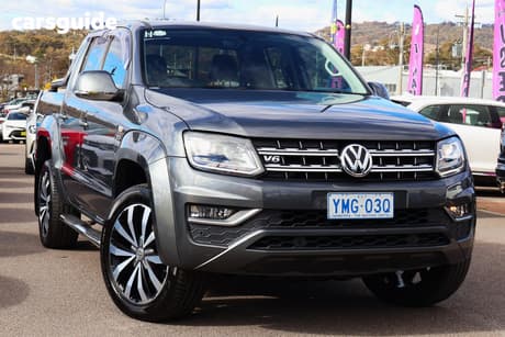 Grey 2017 Volkswagen Amarok Dual Cab Utility V6 Tdi 550 Ultimate