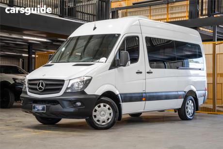 White 2014 Mercedes-Benz Sprinter Bus Transfer