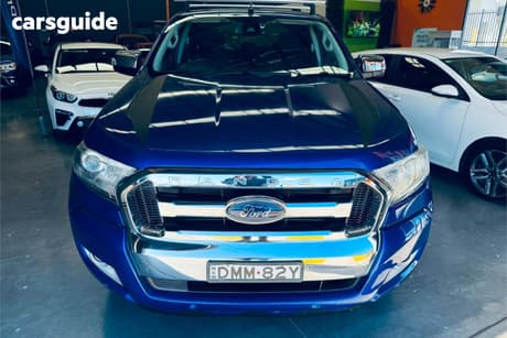 Blue 2016 Ford Ranger Dual Cab Utility Xlt 3.2 (4X4)