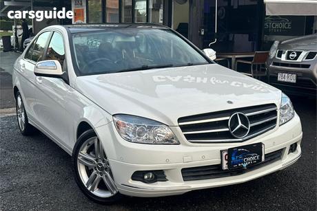 White 2008 Mercedes-Benz C200 Sedan Kompressor Classic