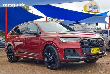Red 2021 Audi Q7 Wagon 55 Tfsi S Line Quattro Mhev