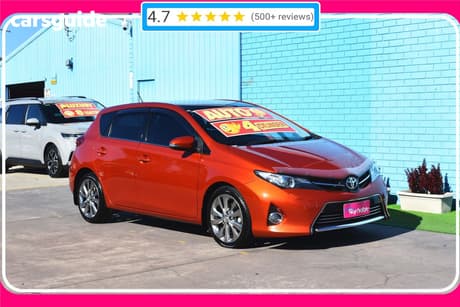 Orange 2013 Toyota Corolla Hatchback Levin Zr