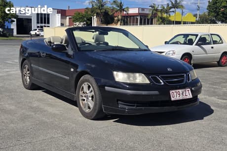 Black 2006 Saab 9-3 Convertible Linear