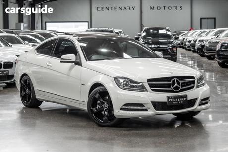White 2012 Mercedes-Benz C250 Coupe Sport Be