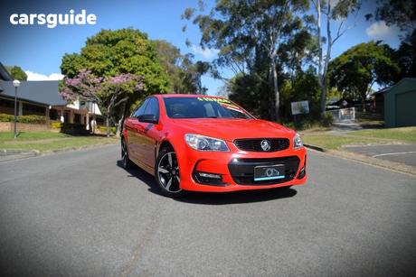 Red 2016 Holden Commodore Sedan Sv6 Black Pack