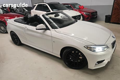 White 2016 BMW 228I Convertible M Sport