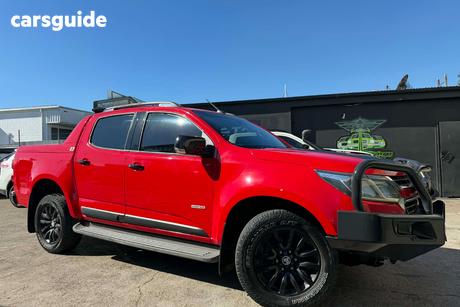 Red 2017 Holden Colorado Crew Cab Pickup Z71 (4X4)