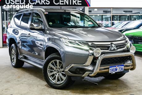 Grey 2018 Mitsubishi Pajero Sport Wagon Glx (4X4) 5 Seat