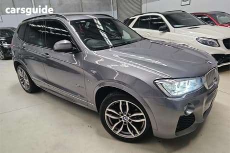 Grey 2016 BMW X3 Wagon Xdrive 30D