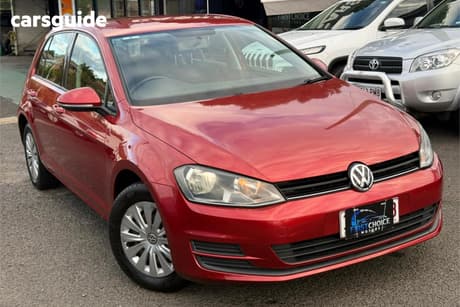 Red 2014 Volkswagen Golf Hatchback 90 Tsi