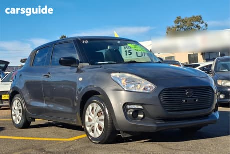 Grey 2017 Suzuki Swift Hatchback Gl