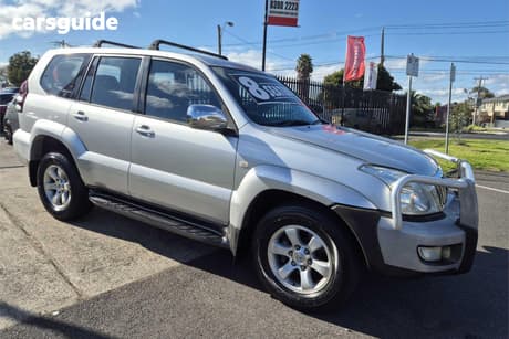 Silver 2003 Toyota Landcruiser Prado Wagon Gxl (4X4)