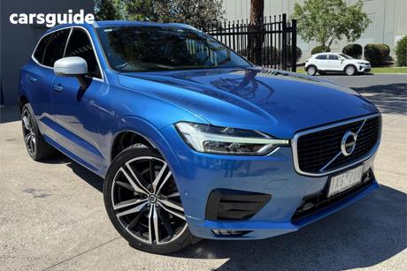 Blue 2017 Volvo XC60 Wagon D5 R-Design