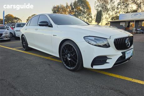 White 2017 Mercedes-Benz E43 Saloon 4Matic+