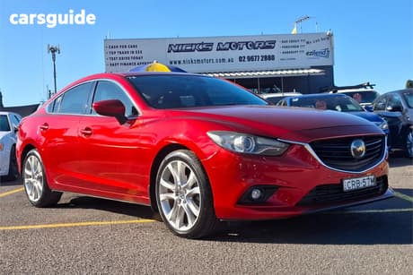 Red 2013 Mazda 6 Sedan Atenza
