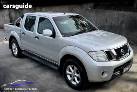 Silver 2013 Nissan Navara Dual Cab Pick-up St (4X4)