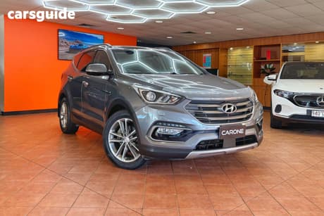 Silver 2016 Hyundai Santa FE Wagon Highlander Crdi (4X4)