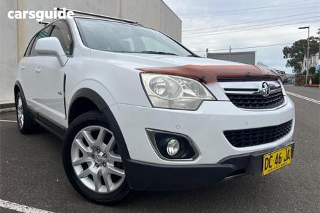 White 2013 Holden Captiva Wagon 5 (Fwd)
