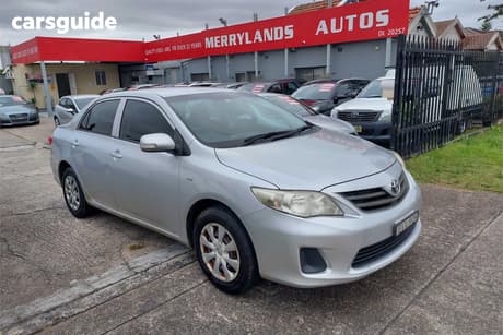 Silver 2011 Toyota Corolla Sedan Ascent