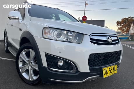 White 2015 Holden Captiva Wagon 7 Ltz (4X4)