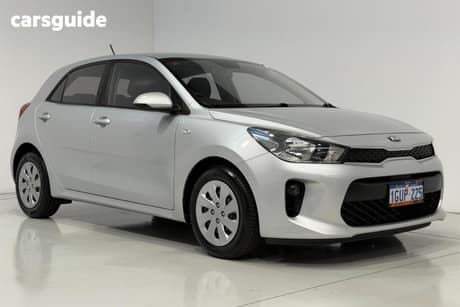 Silver 2019 Kia RIO Hatchback S