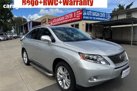 Silver 2010 Lexus RX450H Wagon Sports Luxury
