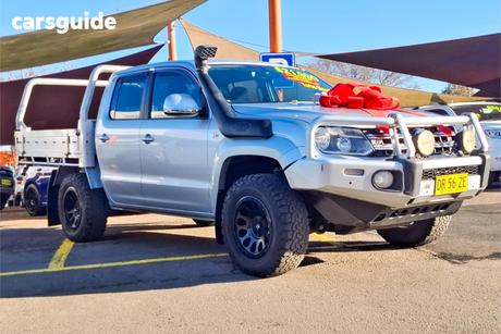 Silver 2018 Volkswagen Amarok Dual Cab Utility V6 Tdi 550 Sportline