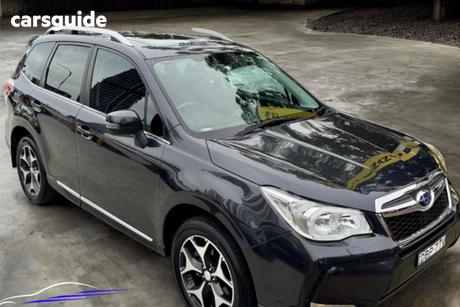 Grey 2015 Subaru Forester Wagon 2.0Xt Premium