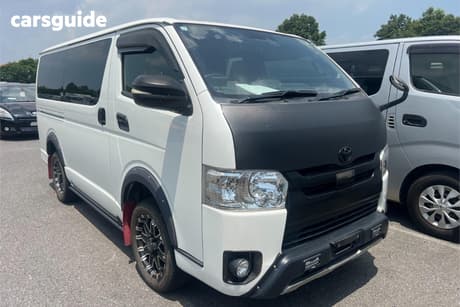 White 2019 Toyota HiAce SUV SUPER GL 4WD