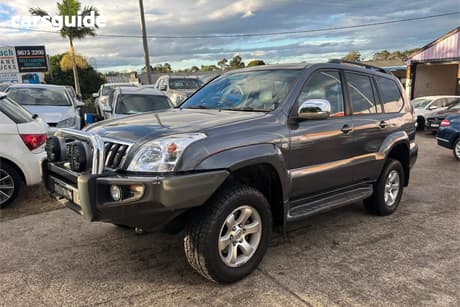 Grey 2007 Toyota Landcruiser Prado Wagon Grande (4X4)