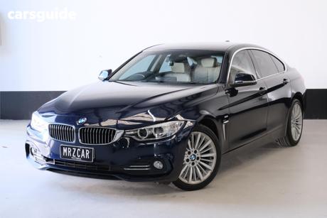 Blue 2015 BMW 420I Coupe Gran Coupe Luxury Line