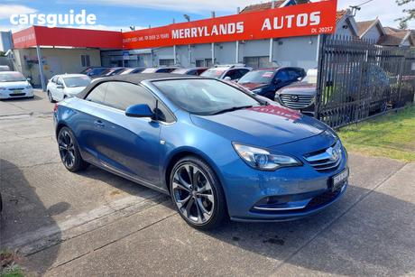 Blue 2016 Holden Cascada Convertible