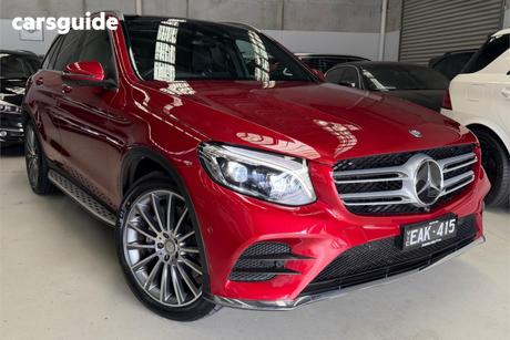 Red 2016 Mercedes-Benz GLC250 Wagon 250