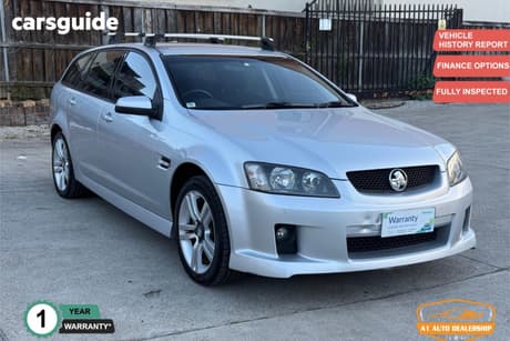 Silver 2009 Holden Commodore Sportswagon Sv6